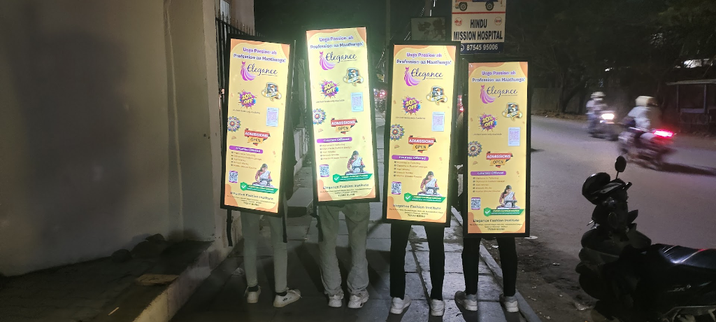 Adwalker Promotion for Elegance Boutique, Selaiyur